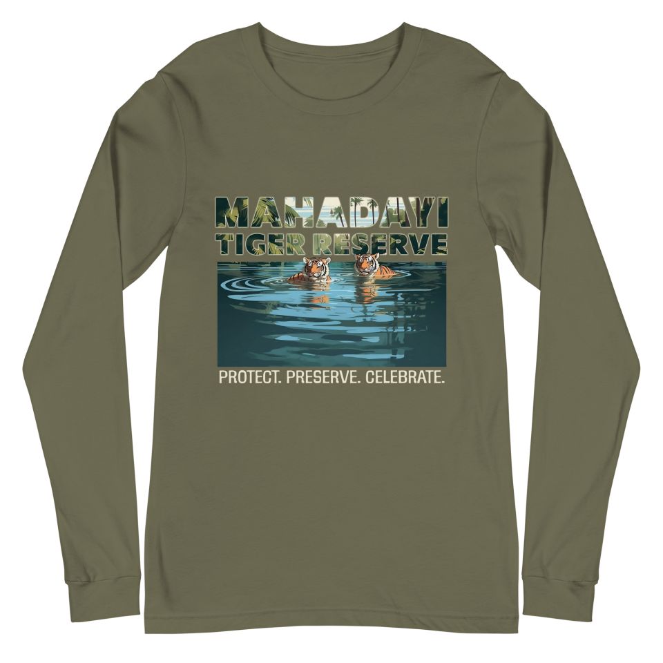 Unisex Long Sleeve Tee Military Green Front 6503e76120de2.jpg