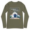 Unisex Long Sleeve Tee Military Green Front 6508131a24ba5.jpg