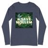 Unisex Long Sleeve Tee Heather Navy Front 6503f0d0e2ec0.jpg