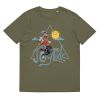 Unisex Organic Cotton T Shirt Khaki Front 65239b24943c6.jpg
