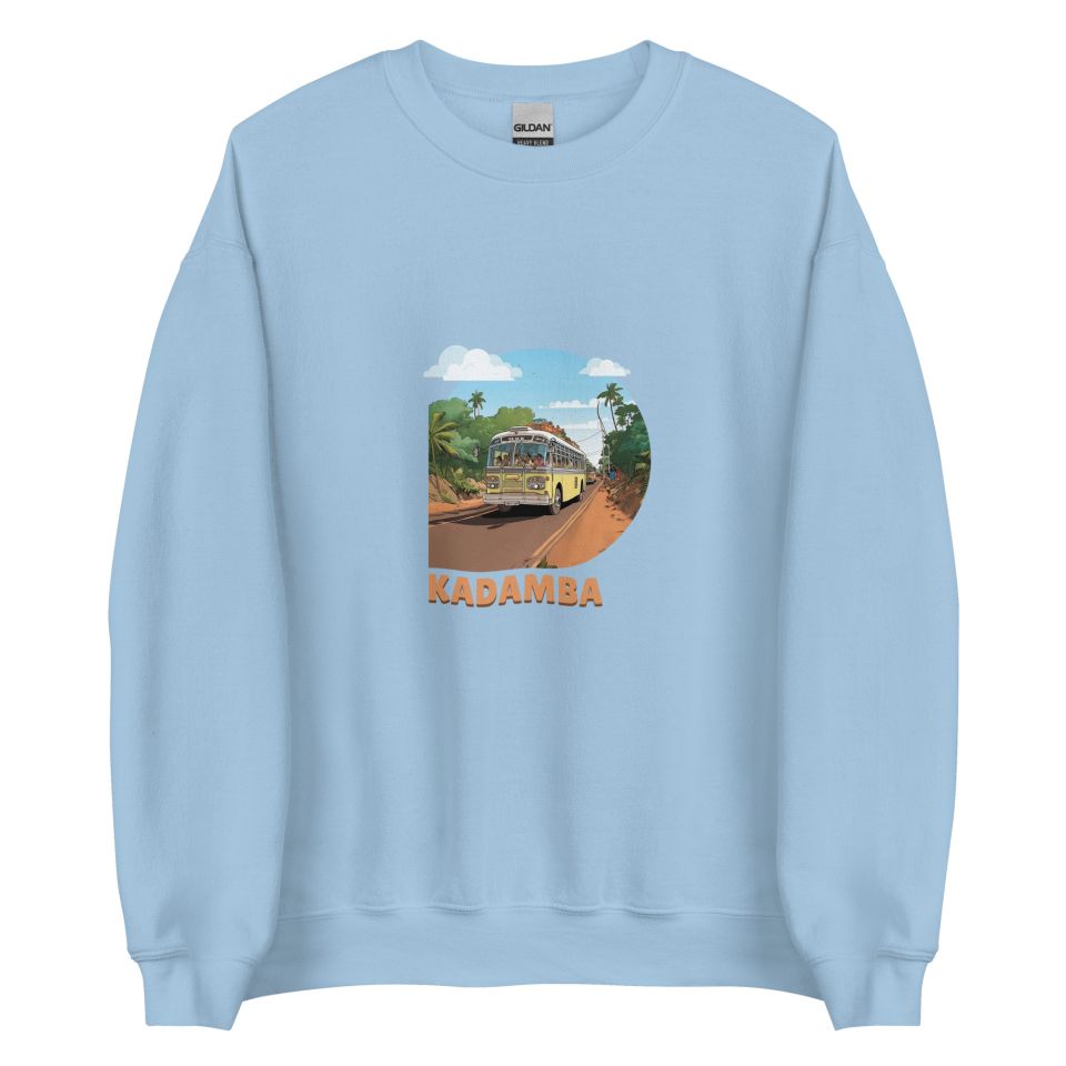 Unisex Crew Neck Sweatshirt Light Blue Front 654e030b1e6c6.jpg