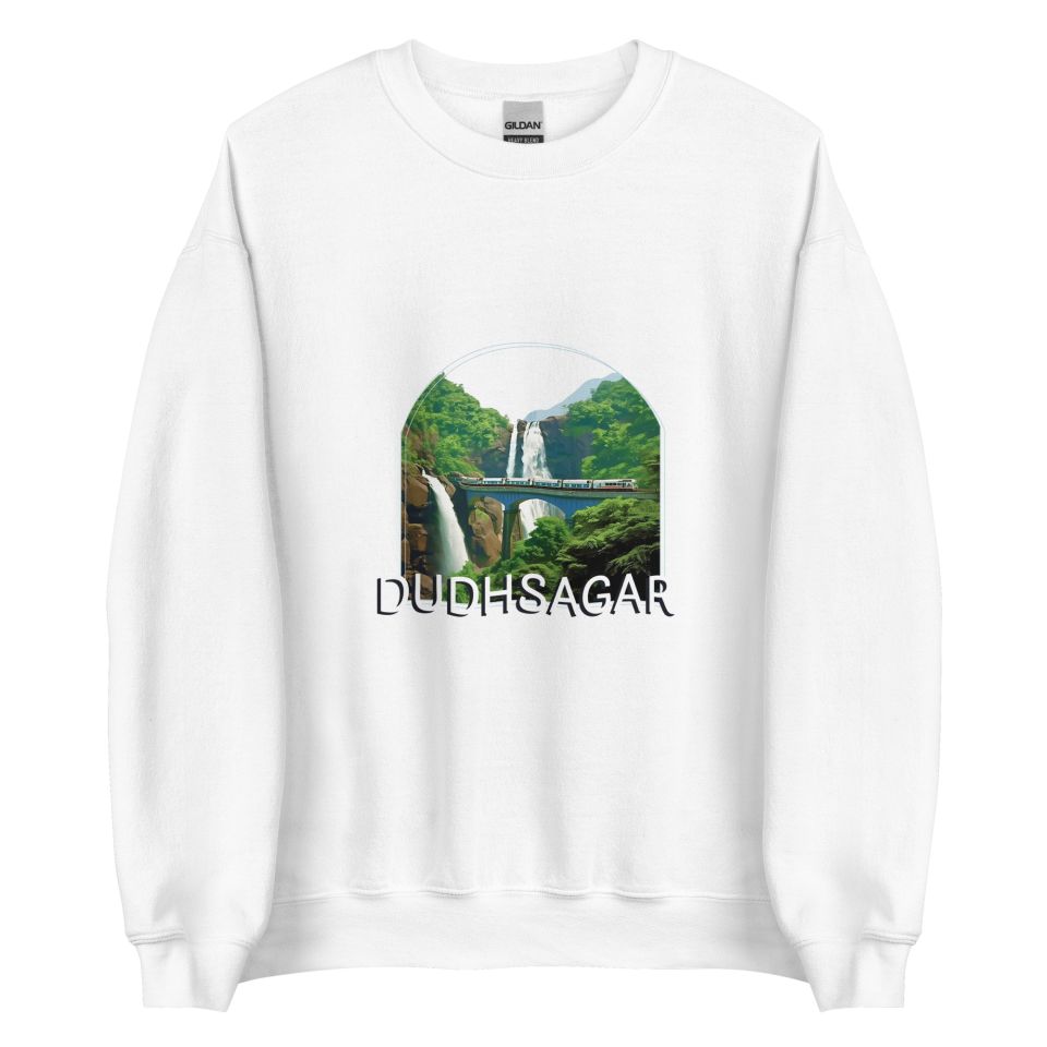 Unisex Crew Neck Sweatshirt White Front 653cb698bde65.jpg
