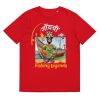 Unisex Organic Cotton T Shirt Red Front 65239a2a21a0c.jpg