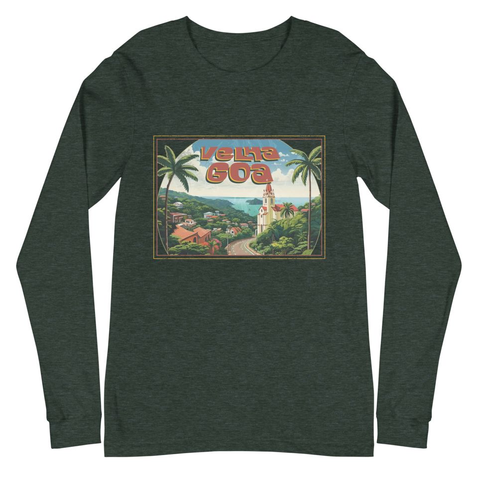 Unisex Long Sleeve Tee Heather Forest Front 650813bbcf90e.jpg