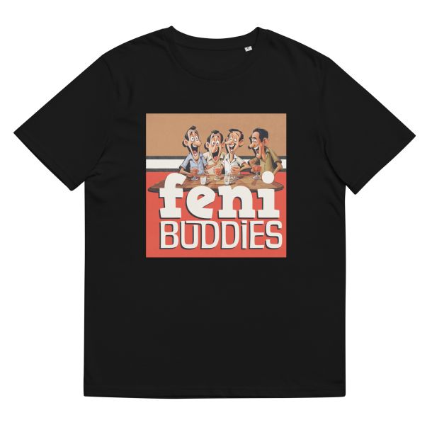 Unisex Organic Cotton T Shirt Black Front 65239c2f8e5ad.jpg