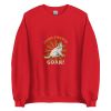 Unisex Crew Neck Sweatshirt Red Front 653e8d58a0960.jpg