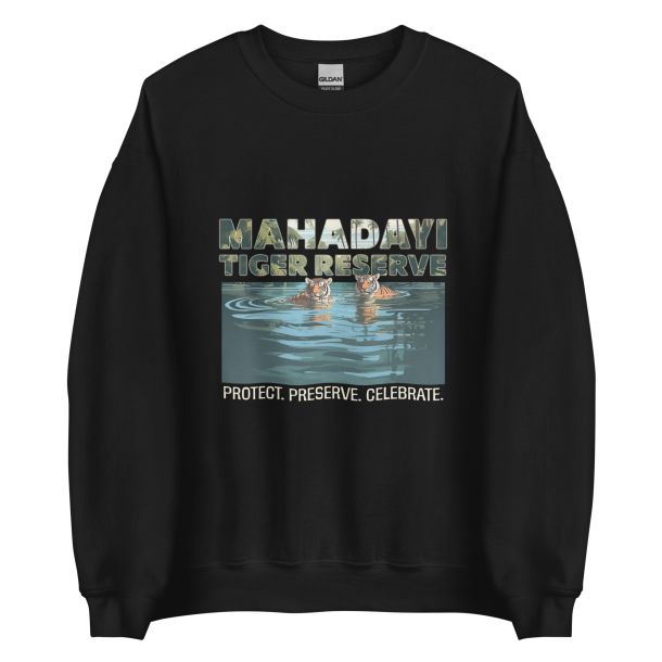 Unisex Crew Neck Sweatshirt Black Front 653cb35c54e0d.jpg