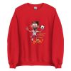 Unisex Crew Neck Sweatshirt Red Front 6538e35c5d86b.jpg