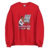 Unisex Crew Neck Sweatshirt Red Front 653cb47f5c586.jpg