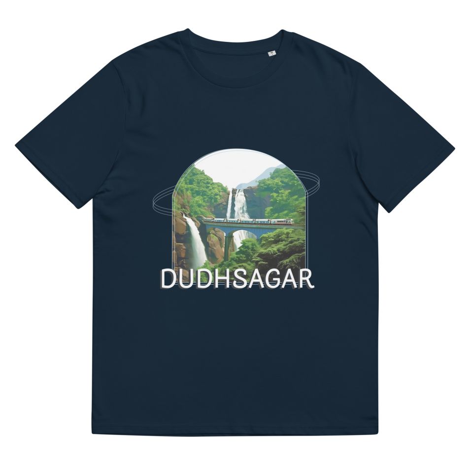 Unisex Organic Cotton T Shirt French Navy Front 651f9de8cdef5.jpg