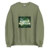Unisex Crew Neck Sweatshirt Military Green Front 653d433dd3189.jpg