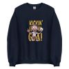 Unisex Crew Neck Sweatshirt Navy Front 6538e08249de1.jpg
