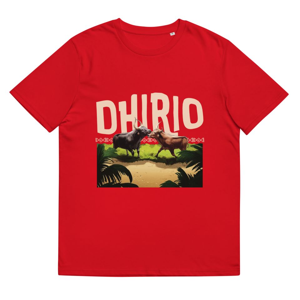 Unisex Organic Cotton T Shirt Red Front 651cfabd8aeab.jpg