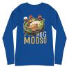 Unisex Long Sleeve Tee True Royal Front 6502d1d514535.jpg