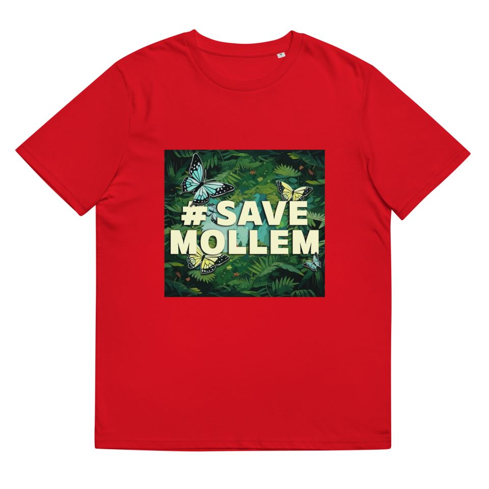 Unisex Organic Cotton T Shirt Red Front 651f9e666c77c.jpg