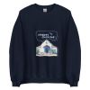 Unisex Crew Neck Sweatshirt Navy Front 653d451661b03.jpg