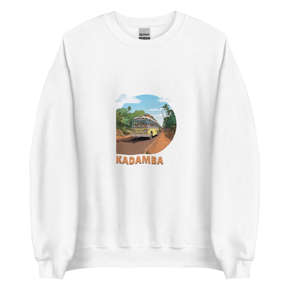 Unisex Crew Neck Sweatshirt White Front 654e030b24697.jpg