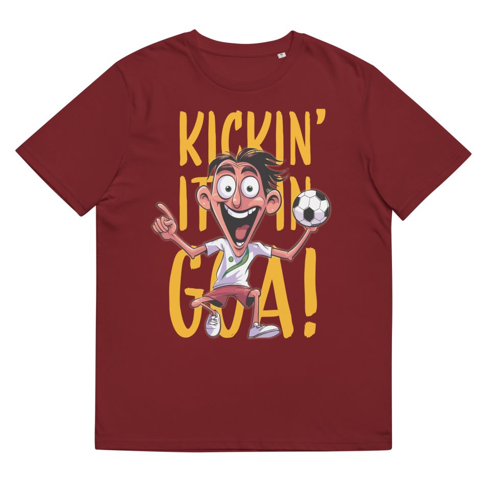 Unisex Organic Cotton T Shirt Burgundy Front 651cf807c72bd.jpg