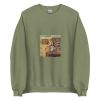 Unisex Crew Neck Sweatshirt Military Green Front 653d4b72d33f7.jpg