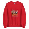 Unisex Crew Neck Sweatshirt Red Front 653e8c77900e7.jpg