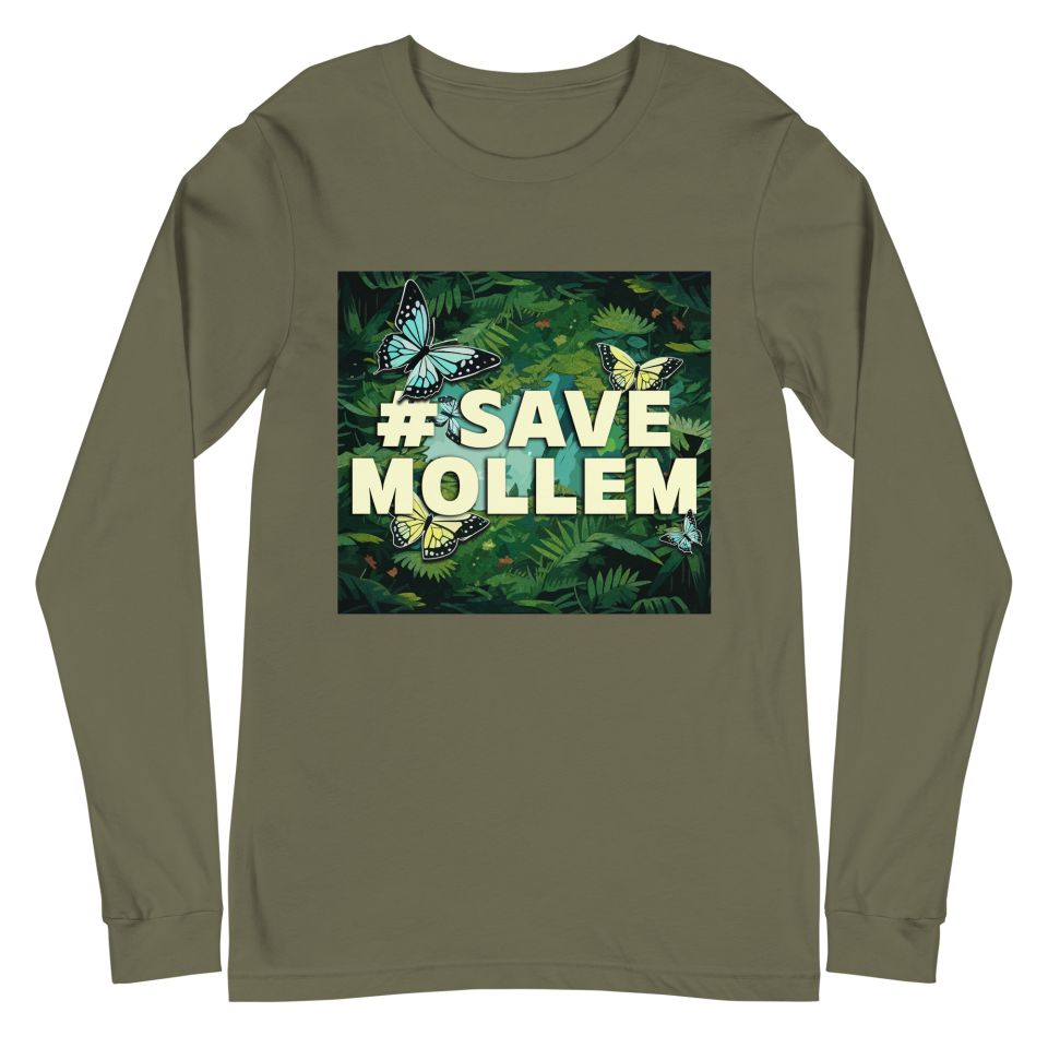 Unisex Long Sleeve Tee Military Green Front 6503f0d0e373c.jpg