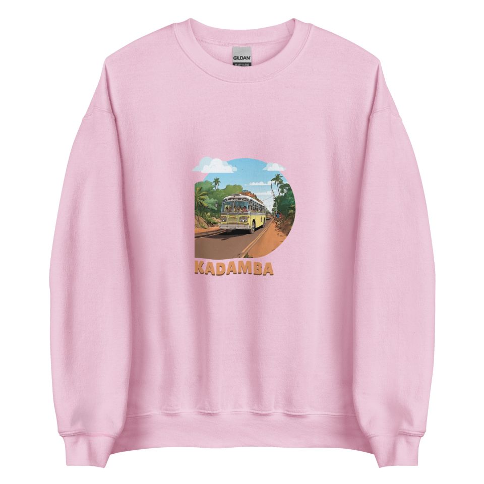 Unisex Crew Neck Sweatshirt Light Pink Front 654e030b22d34.jpg