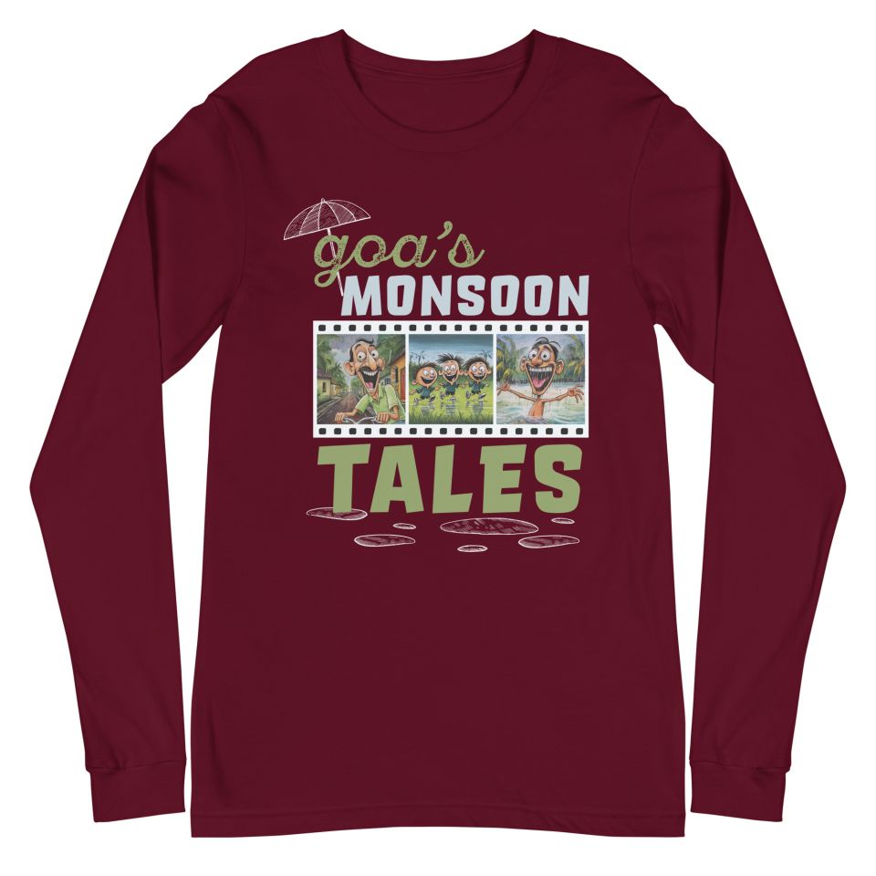Unisex Long Sleeve Tee Maroon Front 650814e2c56c8.jpg