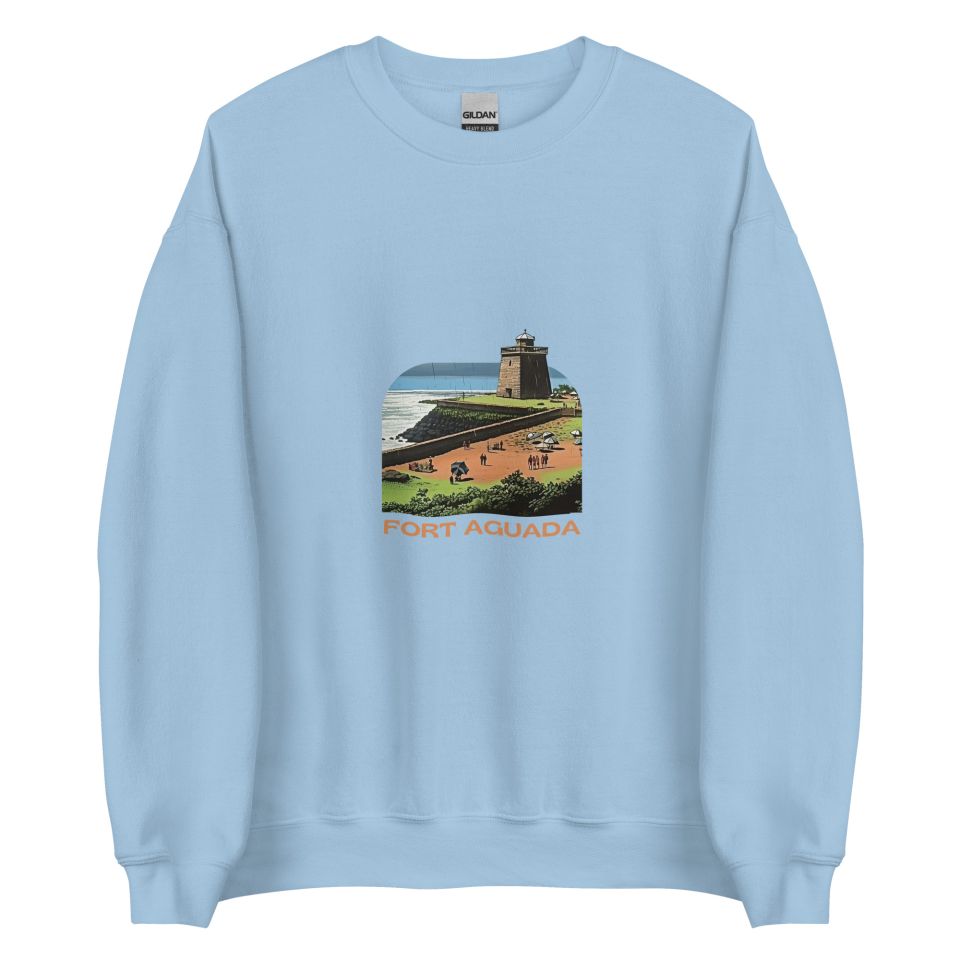 Unisex Crew Neck Sweatshirt Light Blue Front 654deb493f0d1.jpg