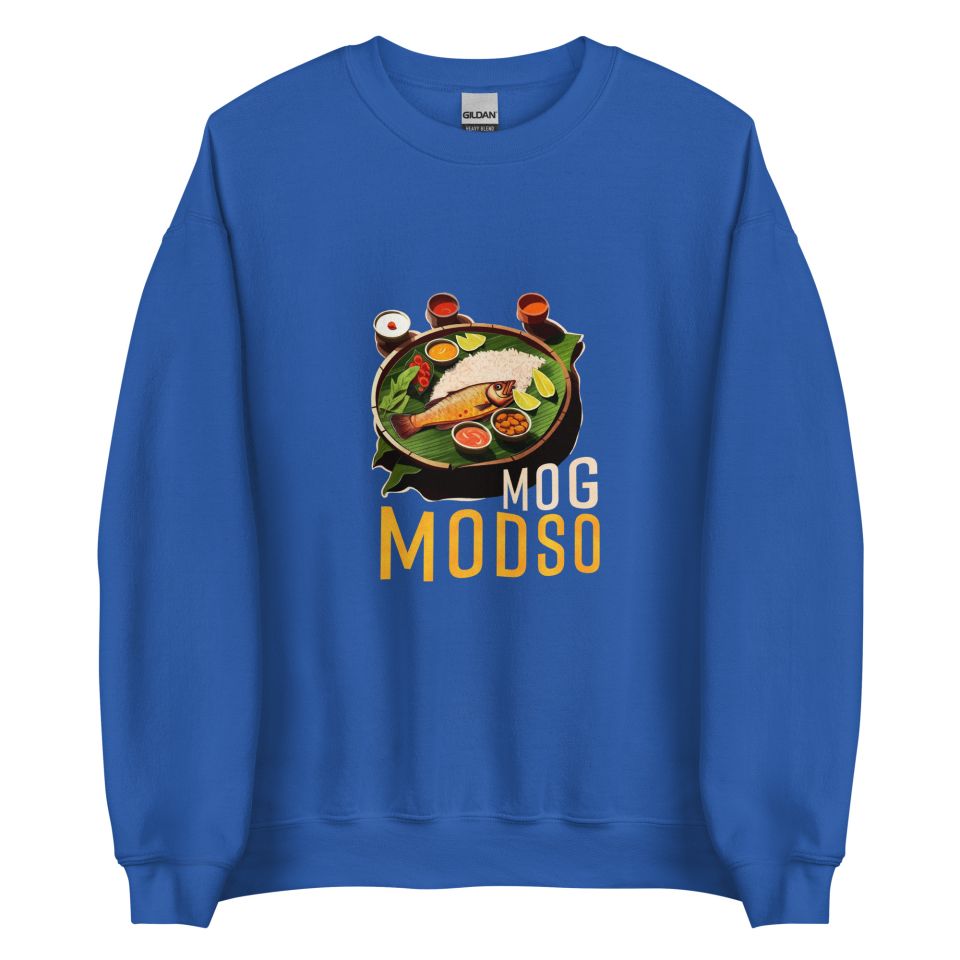 Unisex Crew Neck Sweatshirt Royal Front 6538e1e4845fa.jpg