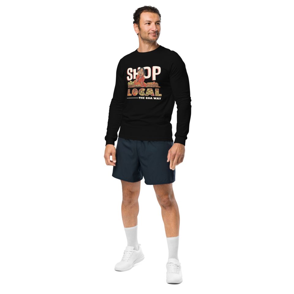 Unisex Long Sleeve Tee Black Left Front 6503f1342254d.jpg