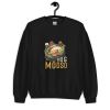 Unisex Crew Neck Sweatshirt Black Front 6538e1e481fc2.jpg