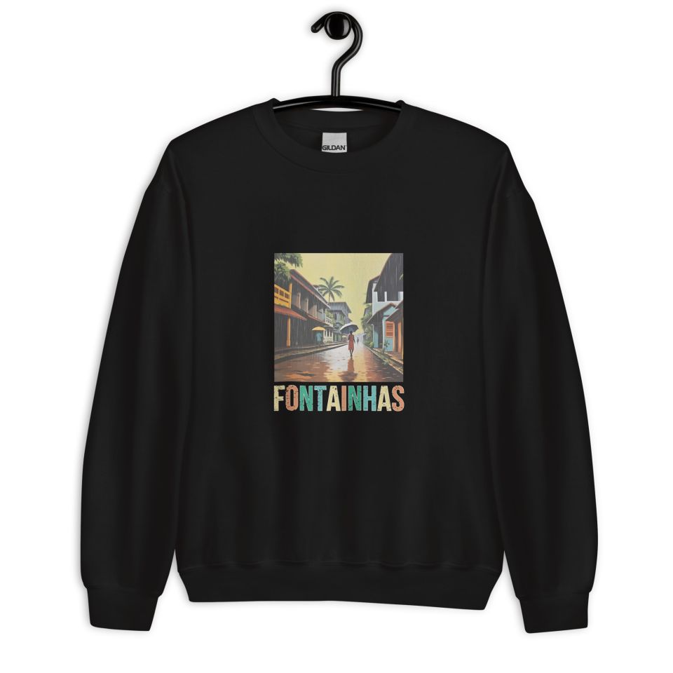 Unisex Crew Neck Sweatshirt Black Front 6538e24e4e141.jpg