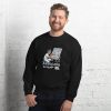 Unisex Crew Neck Sweatshirt Black Front 653cb47f5abd3.jpg