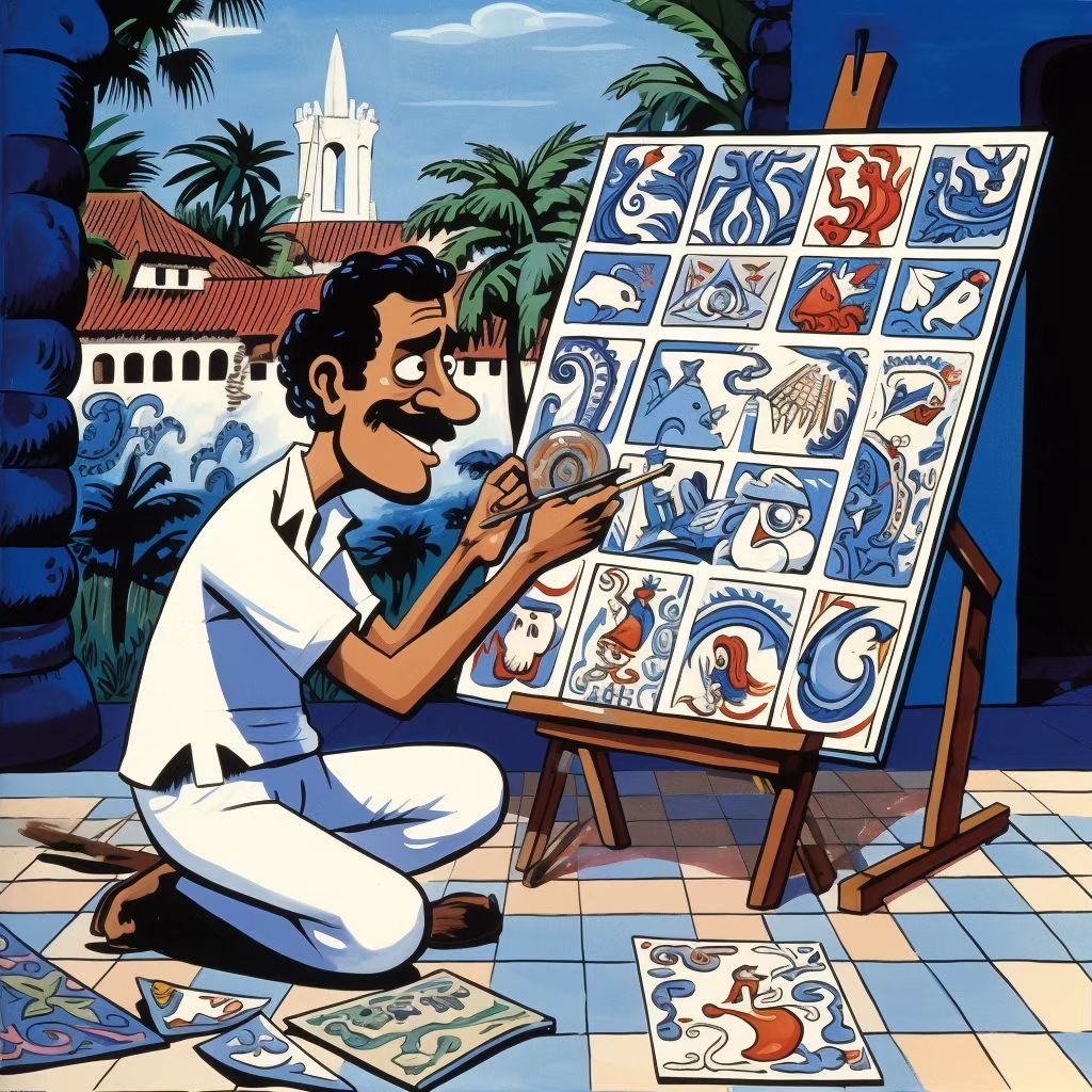 Crafting Stories: The Art Of Goan Azulejos