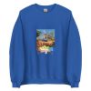 Unisex Crew Neck Sweatshirt Royal Front 653e9011a6eea.jpg