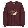 Unisex Crew Neck Sweatshirt Maroon Front 654e0398cbd01.jpg