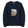 Unisex Crew Neck Sweatshirt Navy Front 654e030b18607.jpg
