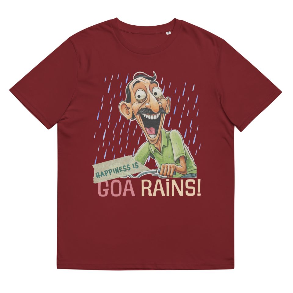 Unisex Organic Cotton T Shirt Burgundy Front 651cfdd77be78.jpg