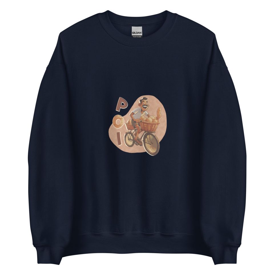 Unisex Crew Neck Sweatshirt Navy Front 653e8b0fdb3d4.jpg