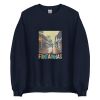 Unisex Crew Neck Sweatshirt Navy Front 6538e24e4e882.jpg