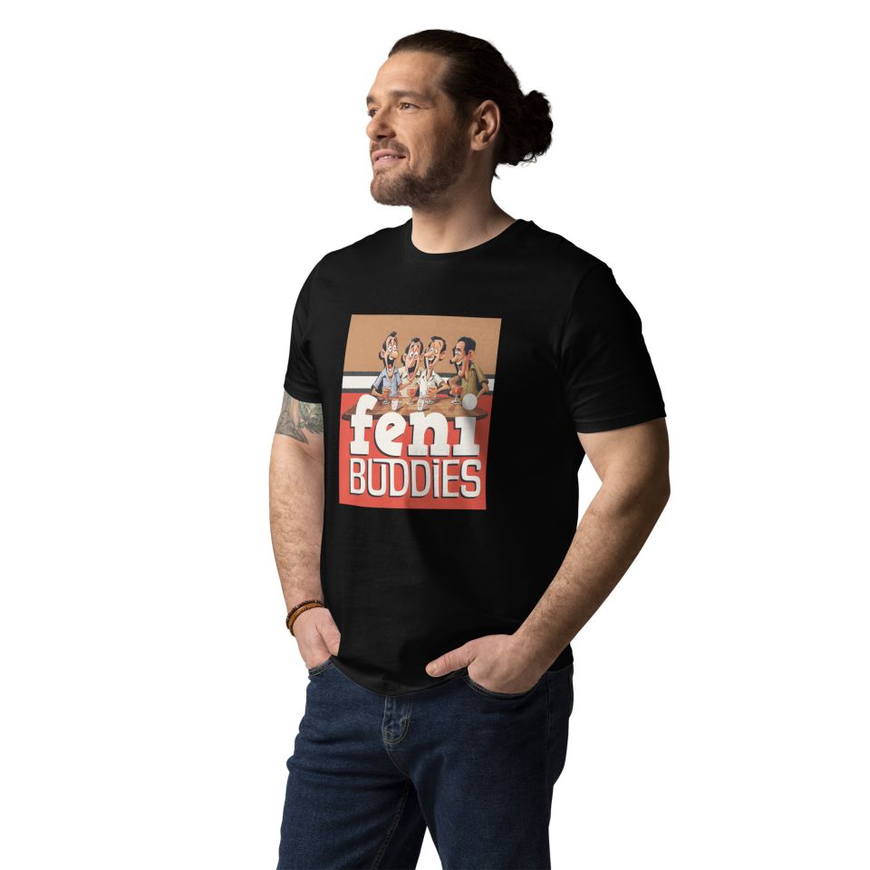 Unisex Organic Cotton T Shirt Black Front 65239c2f8fb4a.jpg