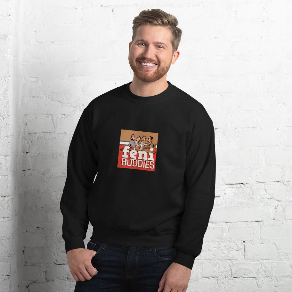 Unisex Crew Neck Sweatshirt Black Front 653e8be276a9a.jpg