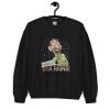 Unisex Crew Neck Sweatshirt Black Front 653cb3cd66c44.jpg