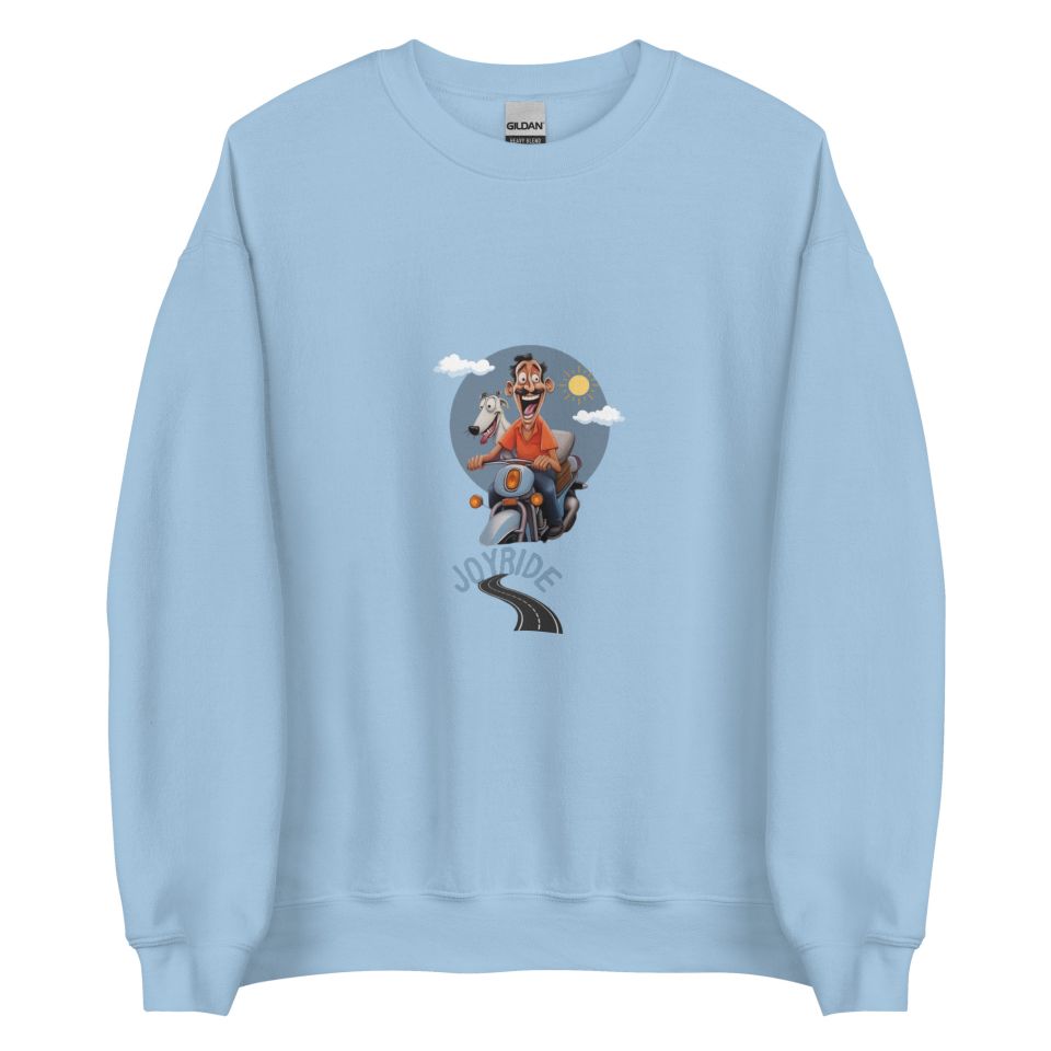 Unisex Crew Neck Sweatshirt Light Blue Front 65476e04a1b32.jpg