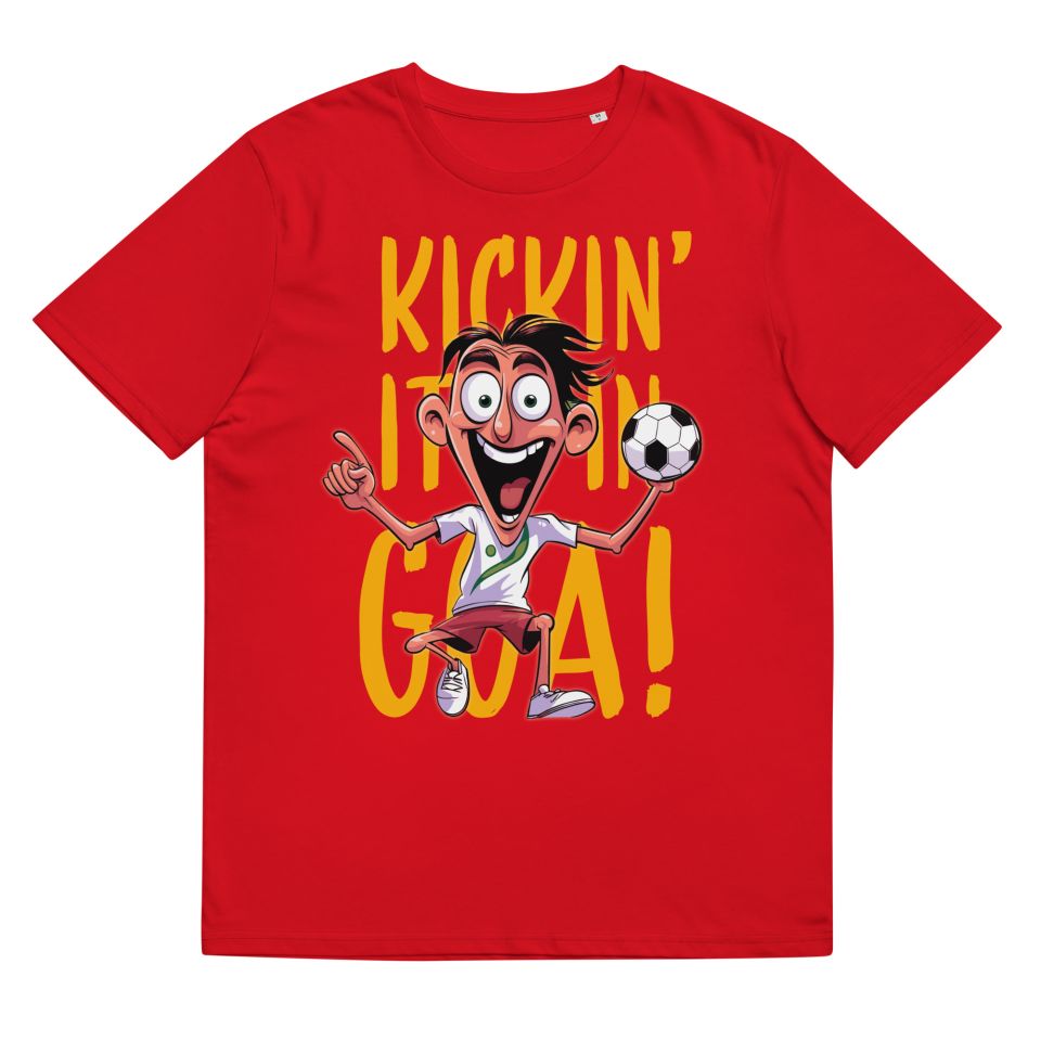 Unisex Organic Cotton T Shirt Red Front 651cf807c77d0.jpg