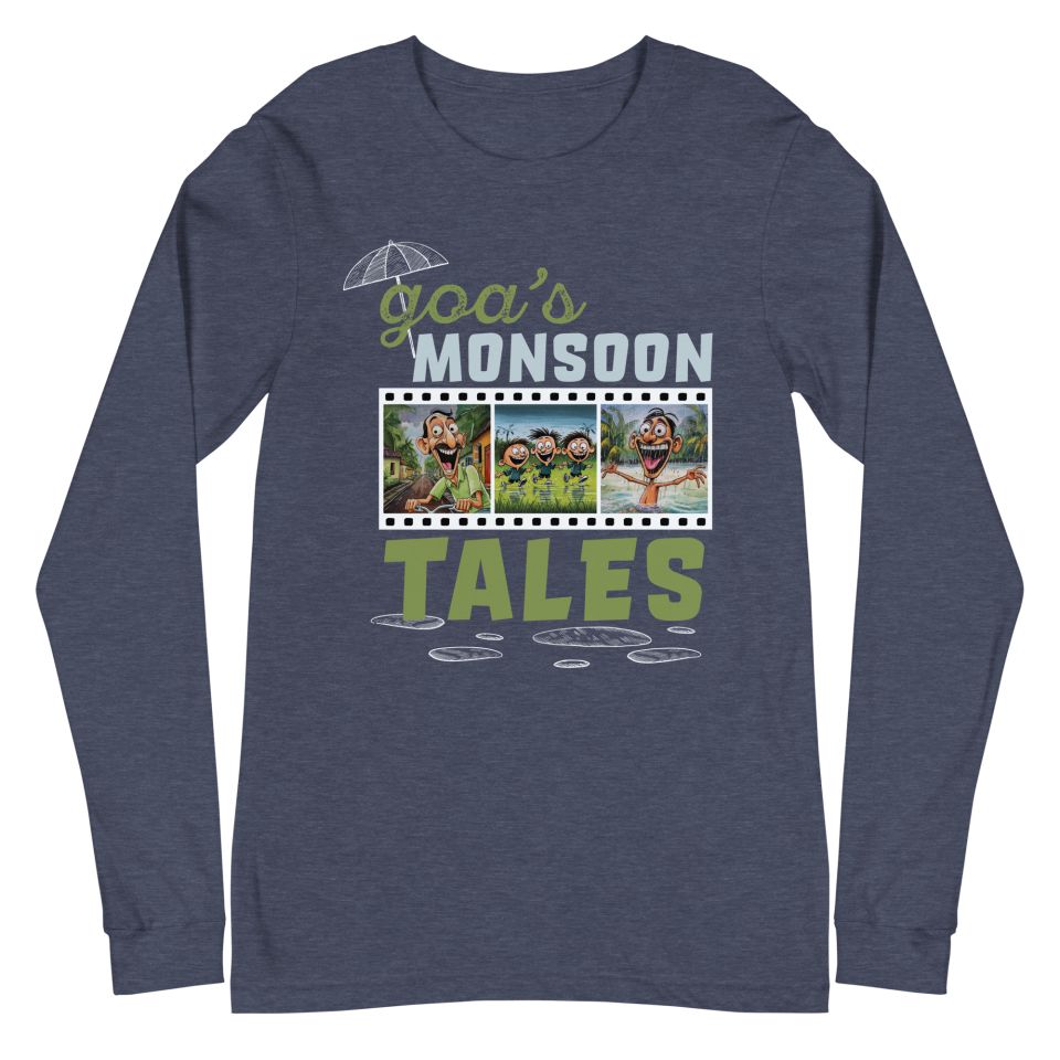 Unisex Long Sleeve Tee Heather Navy Front 650814e2c7679.jpg