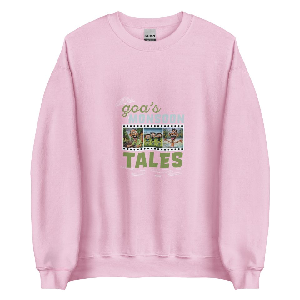 Unisex Crew Neck Sweatshirt Light Pink Front 653d48e9354d1.jpg