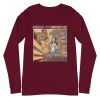Unisex Long Sleeve Tee Maroon Front 650815c58bacc.jpg