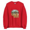 Unisex Crew Neck Sweatshirt Red Front 653cb5a1c3366.jpg