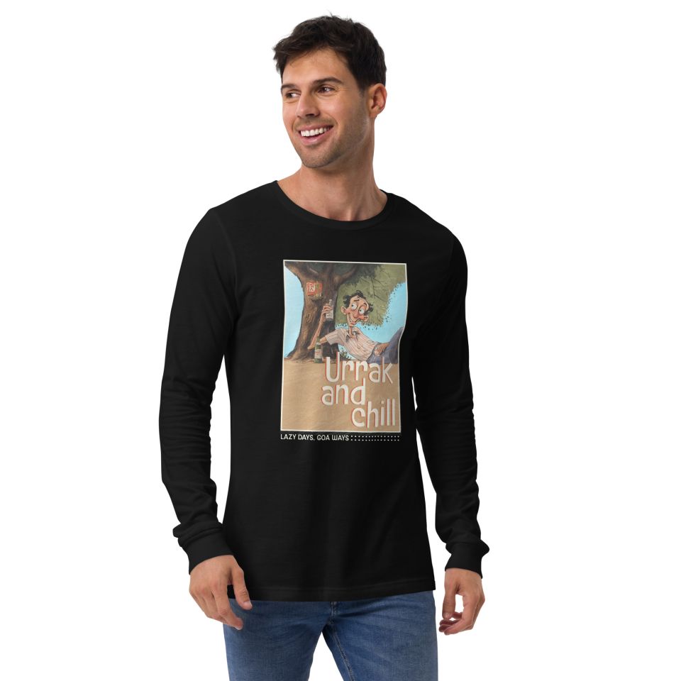 Unisex Long Sleeve Tee Black Front 6502aba3c3357.jpg